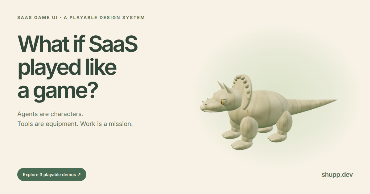 SaaS Game UI